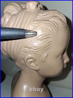 Rare Antique Boy&Girl Bust Signed D'Apres Houdon F. Kessler 19th CTRY Read