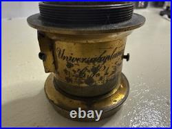 Rare Antique Brass Lens Voigtländer Universal-Aplanat & GOERZ Berlin 1359 Early