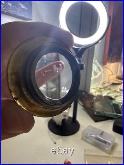 Rare Antique Brass Lens Voigtländer Universal-Aplanat & GOERZ Berlin 1359 Early