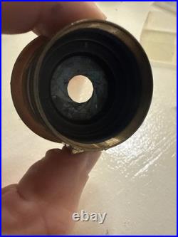 Rare Antique Brass Lens Voigtländer Universal-Aplanat & GOERZ Berlin 1359 Early