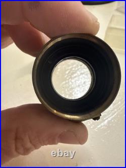 Rare Antique Brass Lens Voigtländer Universal-Aplanat & GOERZ Berlin 1359 Early