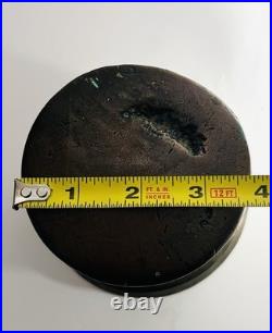 Rare Antique Bronze Mortar and Pestle Crude Odd Casting 5 Heavy 5 Ibs