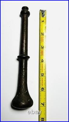 Rare Antique Bronze Mortar and Pestle Crude Odd Casting 5 Heavy 5 Ibs