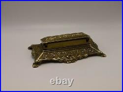 Rare Antique Bronze Stamp Box, Early 19 Century, Made in France. Solid Bronze
