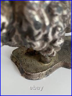 Rare Antique Buffalo Bison Car Hood Ornament Automobilia Bronze Gas Petroliana