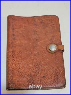 Rare Antique Buffalo Indian Head Liberty Snap Leather Journal Cover. Early 1900s Rare Antique Buffalo Indian Head Liberty Snap Leather Journal Cover. Early 1900s