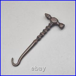 Rare Antique Button Hook Hammer Shaped Unusual