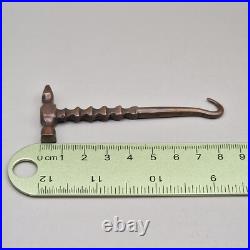 Rare Antique Button Hook Hammer Shaped Unusual