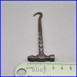 Rare Antique Button Hook Hammer Shaped Unusual
