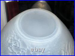 Rare Antique C1923 Signed R Lalique Esterel 6.25 Glass Vase Opalescent Blue Rare Antique C1923 Signed R Lalique Esterel 6.25 Glass Vase Opalescent Blue