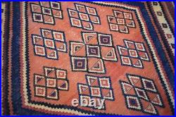 Rare Antique Caucasian Area Kilim Rug 7x10 Handwoven Geometric Nomadic Wool Rug Rare Antique Caucasian Area Kilim Rug 7x10 Handwoven Geometric Nomadic Wool Rug