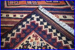 Rare Antique Caucasian Area Kilim Rug 7x10 Handwoven Geometric Nomadic Wool Rug Rare Antique Caucasian Area Kilim Rug 7x10 Handwoven Geometric Nomadic Wool Rug