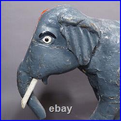 Rare Antique Children Carousel Elefant, Germany early 20th Century