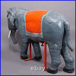 Rare Antique Children Carousel Elefant, Germany early 20th Century