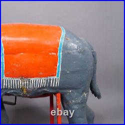 Rare Antique Children Carousel Elefant, Germany early 20th Century