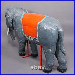 Rare Antique Children Carousel Elefant, Germany early 20th Century