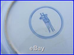Rare Antique Chinese Kangxi Wucai Plate 9 Ding Mark Early 18th Century