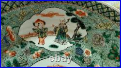 Rare! Antique Chinese Platter Bowl Charger Qing (Ch'ing) Dynasty Early 1700s