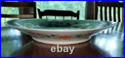 Rare! Antique Chinese Platter Bowl Charger Qing (Ch'ing) Dynasty Early 1700s