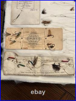 Rare Antique Collection Of Blind Eye Flies Late 1880's Early 1900's 60 + Flies