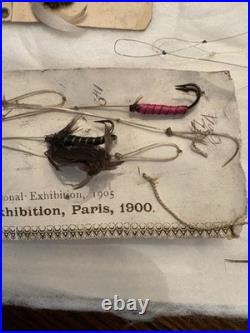 Rare Antique Collection Of Blind Eye Flies Late 1880's Early 1900's 60 + Flies