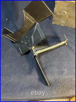 Rare Antique CorteScope Folding Stereoscope Viewer with Box Manual & 21 Photo Card