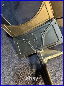 Rare Antique CorteScope Folding Stereoscope Viewer with Box Manual & 21 Photo Card