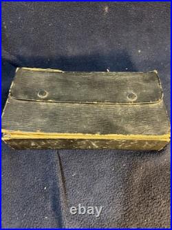 Rare Antique CorteScope Folding Stereoscope Viewer with Box Manual & 21 Photo Card