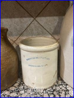 Rare Antique E. TEXAS Rhonesboro Pottery Early 1900-1915 1 Gallon