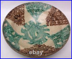 Rare Antique Early 1800 Chinese Redware Bowl 12