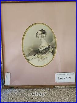 Rare Antique Early 1800s Engraving By William Henry Mote