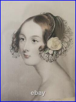 Rare Antique Early 1800s Engraving By William Henry Mote