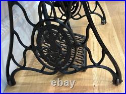 Rare Antique Early 1900 Vintage Singer Wooden Desk Sewing Machine #591099