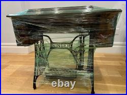 Rare Antique Early 1900 Vintage Singer Wooden Desk Sewing Machine #591099