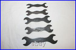 Rare Antique Early 1900's For-A-Ford 5 Piece Wrench Tool Mechanic Ford Car Set