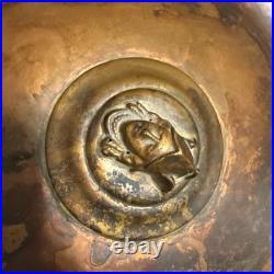 Rare Antique Early 1900s Copper Shield Bought 1940s
