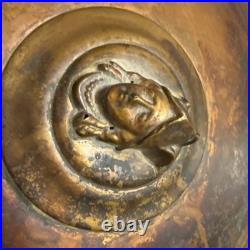 Rare Antique Early 1900s Copper Shield Bought 1940s