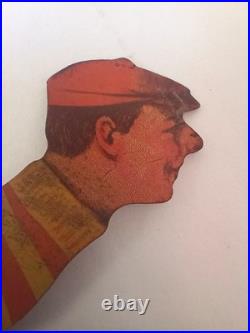 Rare Antique Early 1900s Gilbert Bicycle Racer Balance Tin Toy MOTORCYCLE MIKE