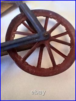 Rare Antique Early 1900s Gilbert Bicycle Racer Balance Tin Toy MOTORCYCLE MIKE