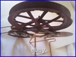 Rare Antique Early 1900s Gilbert Bicycle Racer Balance Tin Toy MOTORCYCLE MIKE