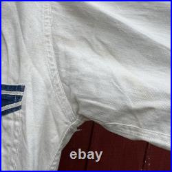 Rare Antique Early 1900s Nayvee Middiwear Cotton Blouse Sailor US Navy Work Wear