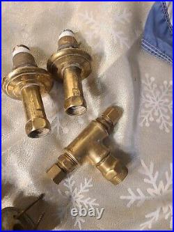 Rare Antique Early 1900s Solid Brass Margot France Plumbing Fixture Shower Lot Rare Antique Early 1900s Solid Brass Margot France Plumbing Fixture Shower Lot