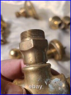 Rare Antique Early 1900s Solid Brass Margot France Plumbing Fixture Shower Lot Rare Antique Early 1900s Solid Brass Margot France Plumbing Fixture Shower Lot
