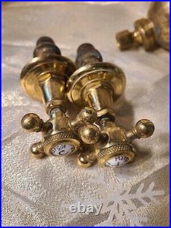 Rare Antique Early 1900s Solid Brass Margot France Plumbing Fixture Shower Lot Rare Antique Early 1900s Solid Brass Margot France Plumbing Fixture Shower Lot