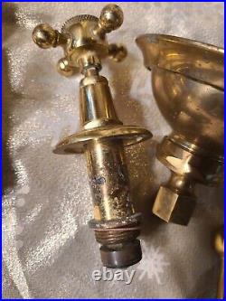 Rare Antique Early 1900s Solid Brass Margot France Plumbing Fixture Shower Lot Rare Antique Early 1900s Solid Brass Margot France Plumbing Fixture Shower Lot