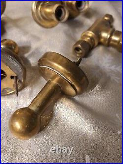 Rare Antique Early 1900s Solid Brass Margot France Plumbing Fixture Shower Lot Rare Antique Early 1900s Solid Brass Margot France Plumbing Fixture Shower Lot