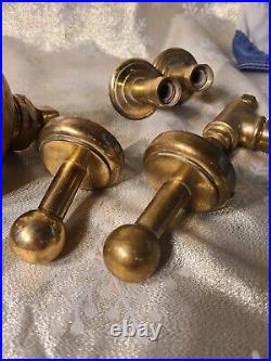 Rare Antique Early 1900s Solid Brass Margot France Plumbing Fixture Shower Lot Rare Antique Early 1900s Solid Brass Margot France Plumbing Fixture Shower Lot