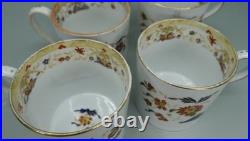 Rare Antique Early 19thC Wedgwood Imari Pattern Porcelain Coffee Cups Set of 5