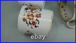 Rare Antique Early 19thC Wedgwood Imari Pattern Porcelain Coffee Cups Set of 5