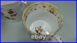 Rare Antique Early 19thC Wedgwood Imari Pattern Porcelain Coffee Cups Set of 5